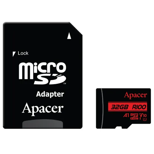 Apacer 32GB microSDHC UHS-I U1, Class10, R100 (AP32GMCSH10UB-R)