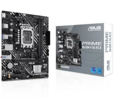 ASUS PRIME H610M-F D4 R2.0 DDR4 LGA1700 mATX Motherboard