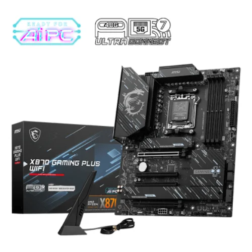 MSI X870 GAMING PLUS WIFI-7 AM5 ATX MOTHERBOARD