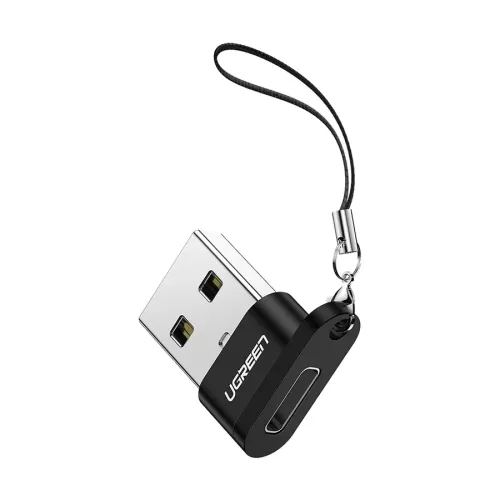 UGREEN USB A Male to USB-C Female Adapter (Black) (Model: US280|P/N: 50568) - 1 Year Warranty