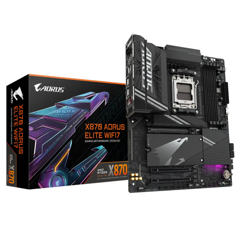 Gigabyte AMD AM5 Socket #X870 AORUS ELITE WIFI 7 DDR5 ATX Motherboard