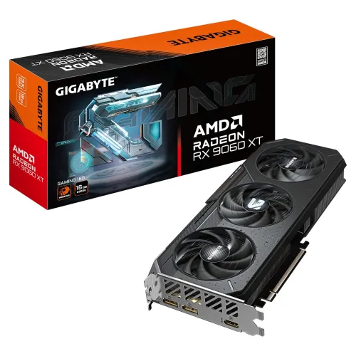 GIGABYTE AMD # GV-R9060XTGAMING-16GD, GDDR6, Memory Clock-20 Gbps, Memory Bus-128 bit, Power supply requirement: 450W