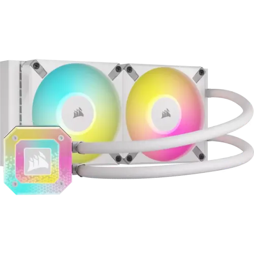 CORSAIR iCUE H100i ELITE CAPELLIX XT Liquid CPU Cooler — White, CW-9060072-WW