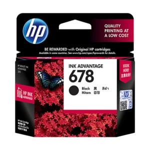 HP 678A BLACKCARTRIDGE FOR HP INKJET 1515, 2515, 2545, 2645, 3515e, 3545e, 4515e 4645e AIO Printer # CZ107AA
