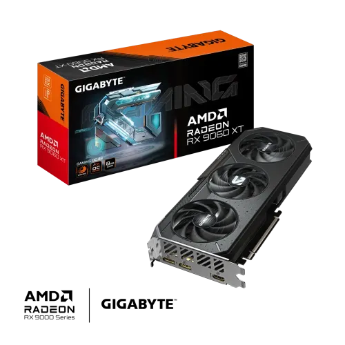 GIGABYTE AMD # GV-R9060XTGAMING OC-8GD, GDDR6, Memory Clock-20 Gbps, Memory Bus-128 bit, Power supply requirement: 450W