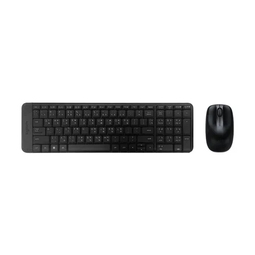 Logitech MK220 Bangla Wireless Combo Keyboard and Mouse, Black, 3Y (920-013032)