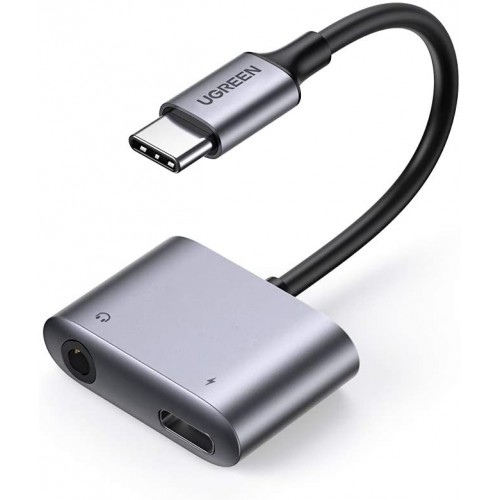 UGREEN USB-C to 3.5mm Audio Adapter with PD (Model: CM231|P/N: 60164) - 1 Year Warranty