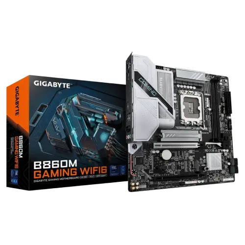 GIGABYTE INTEL® # B860M K, LGA1851, 2 x DDR5 DIMM, 4 x SATA 6Gb/s